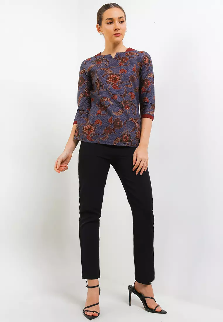 Jual Rianty Batik Blouse Welda Original 2024 | ZALORA Indonesia