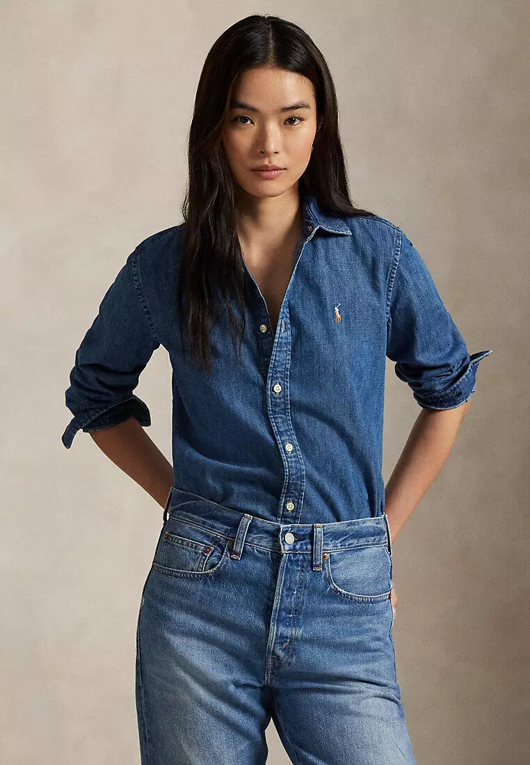 Slim Fit Denim Shirt