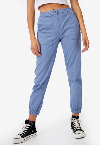 Buy Cotton On Mid Rise Cuffed Chino Trousers Online On Zalora Singapore