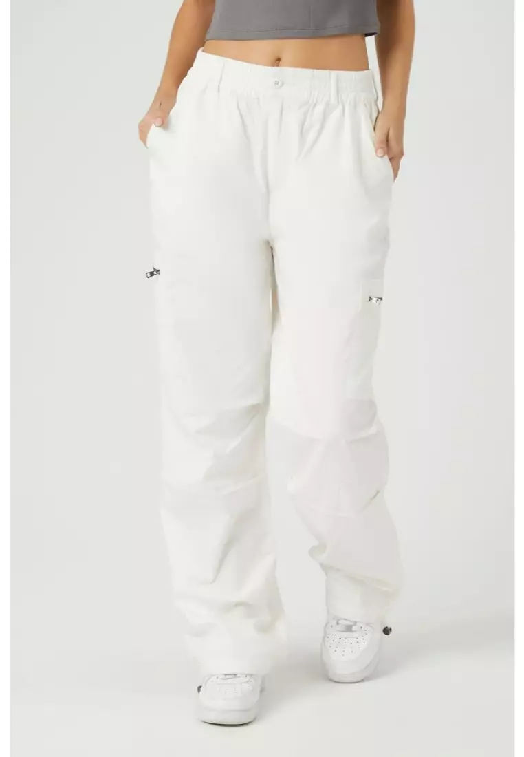 Forever 21 cheap white joggers