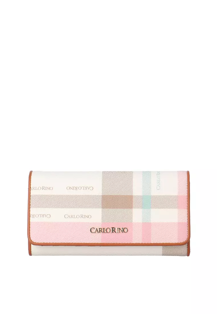 Buy Carlo Rino The Interlace 2 Fold Wallet - Beige 2026 Online | ZALORA