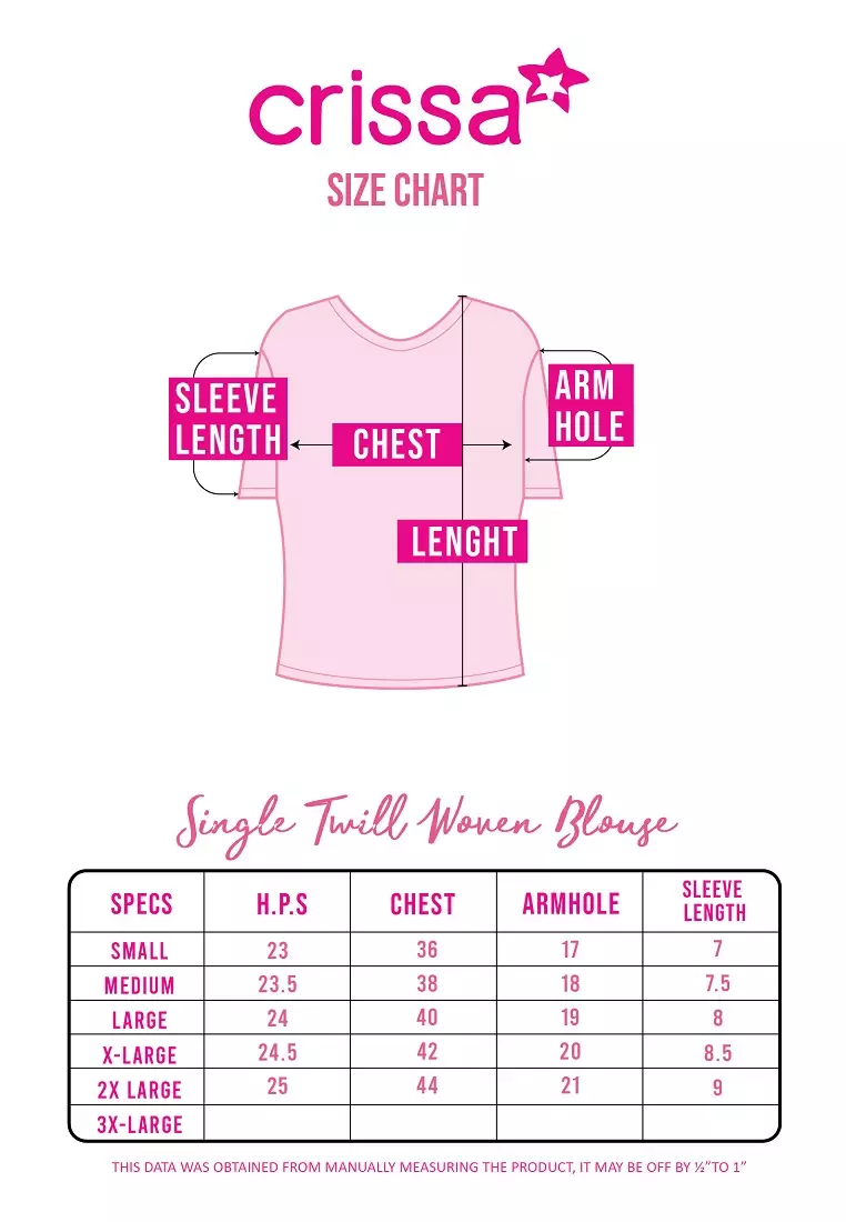 Single Twill Woven Short Sleeves Blouse