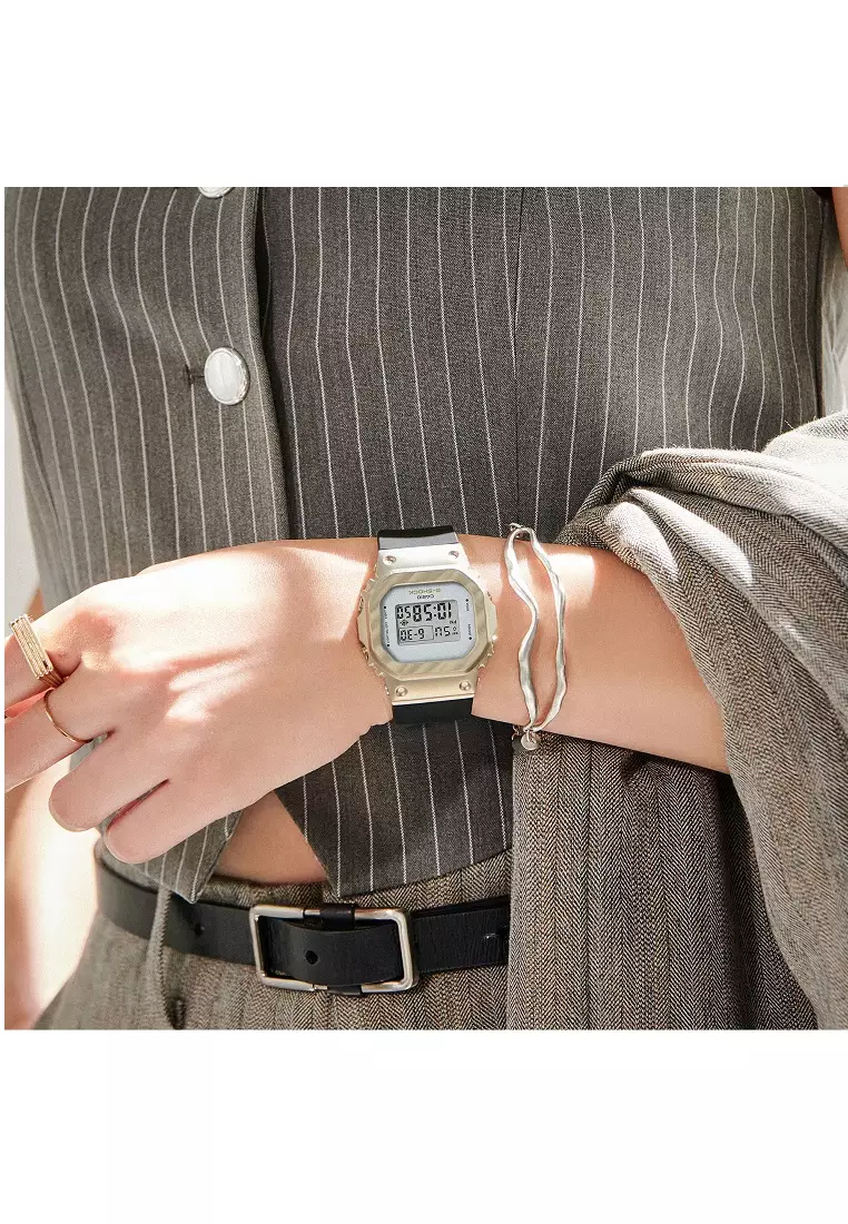 Women GM-S5600BC-1DR Resin Black Digital