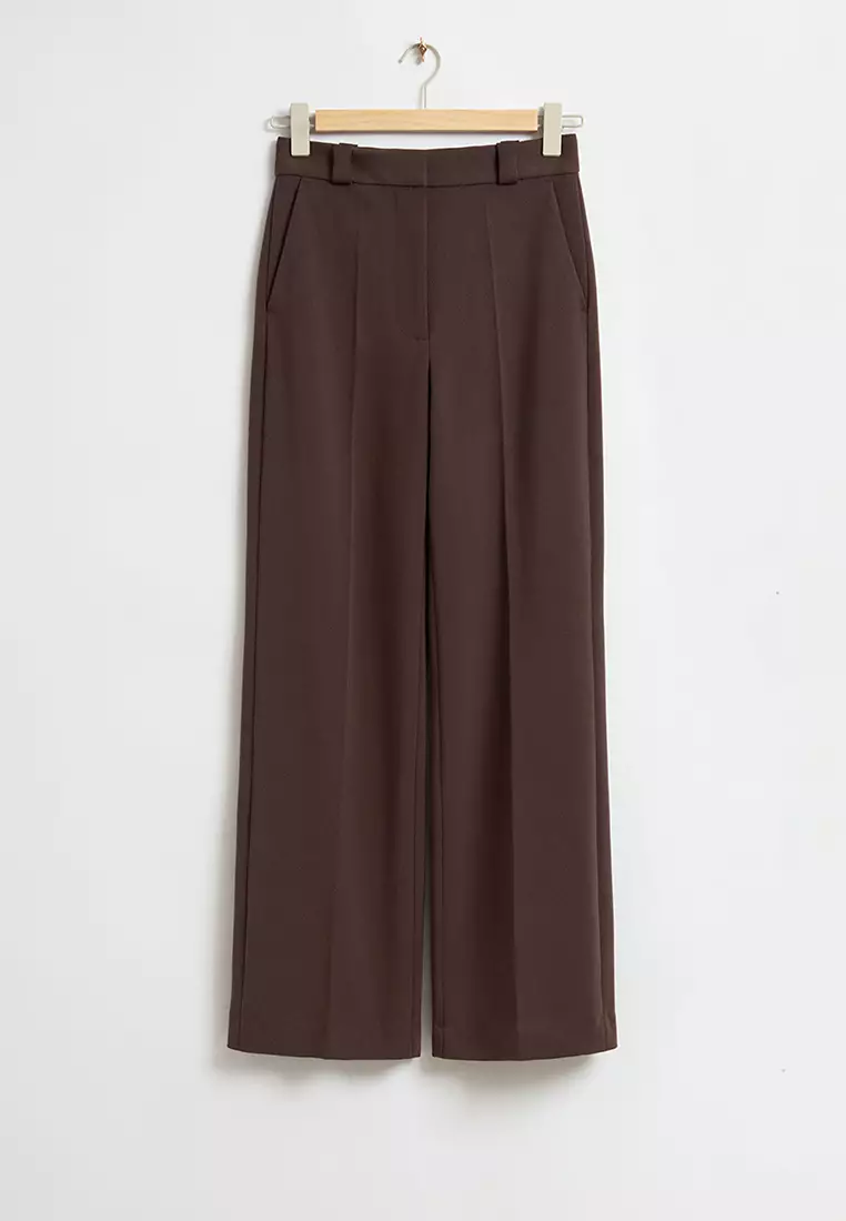 Wide Press Crease Trousers