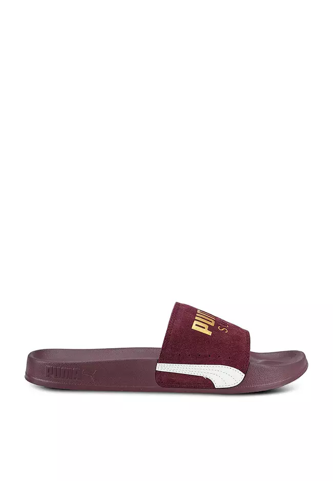 Puma hotsell slides maroon