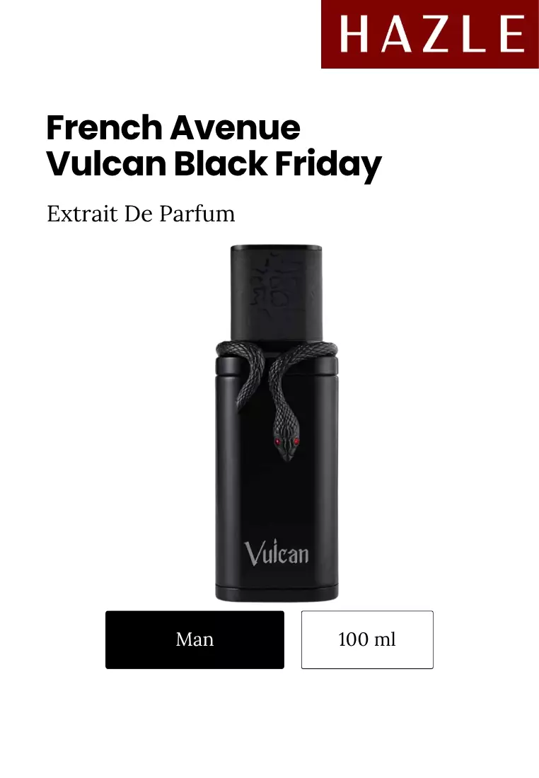 Vulcan Black Friday Man Extrait De Parfum 100 ml