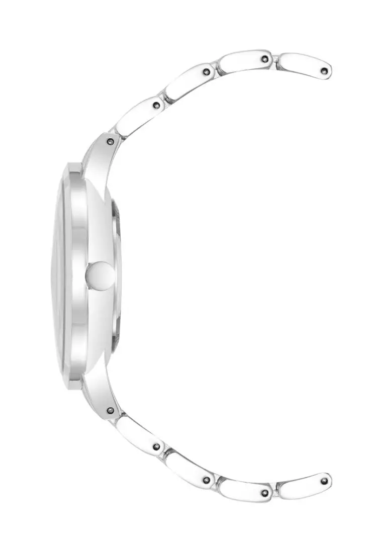 NW2099SVSV0000 Silver Tone Round Watch With Silver Sandblast Dial