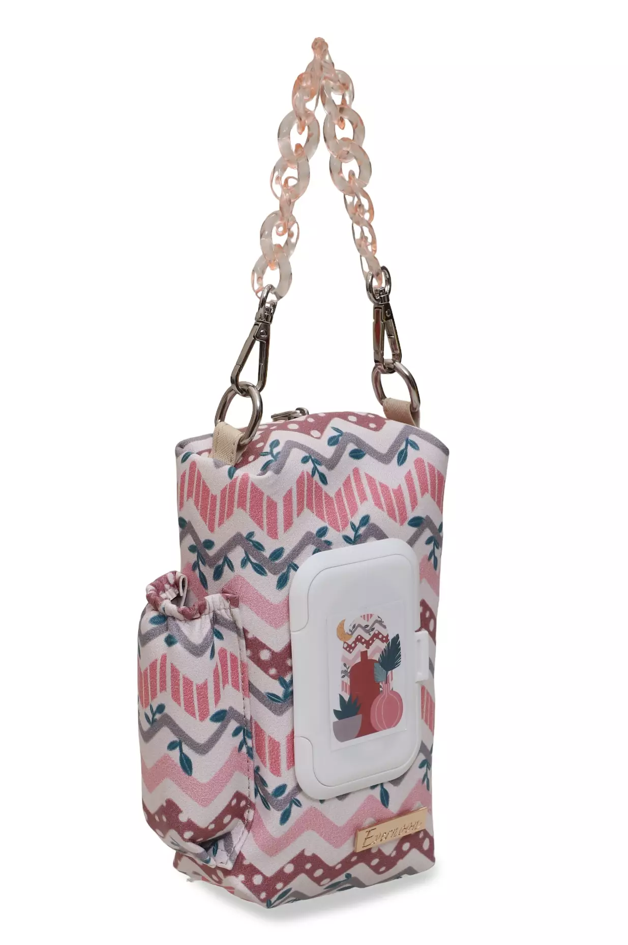 Firda Kantong Tisu 3 IN 1 Desain Simple Multi Color Dan Gambar Unik - Chevron Brown 274C