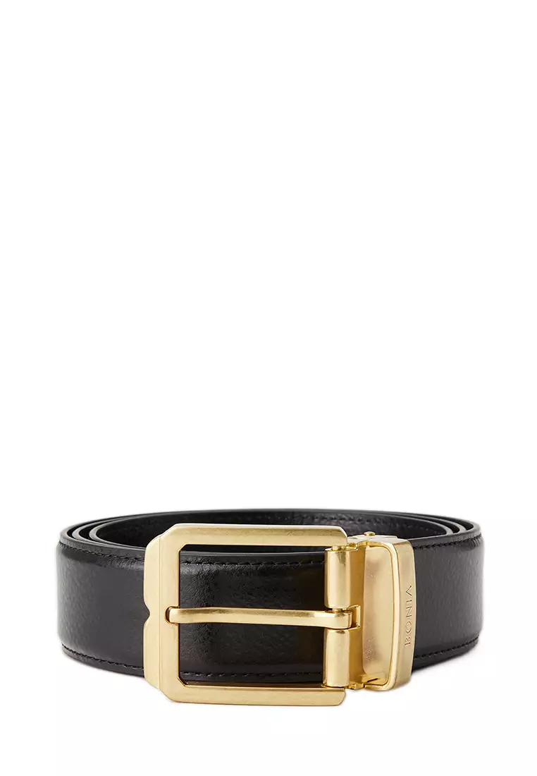 Black gold outlet belt