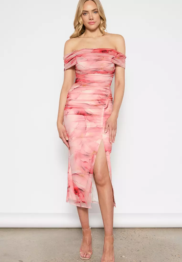 1 state off deals the shoulder dress