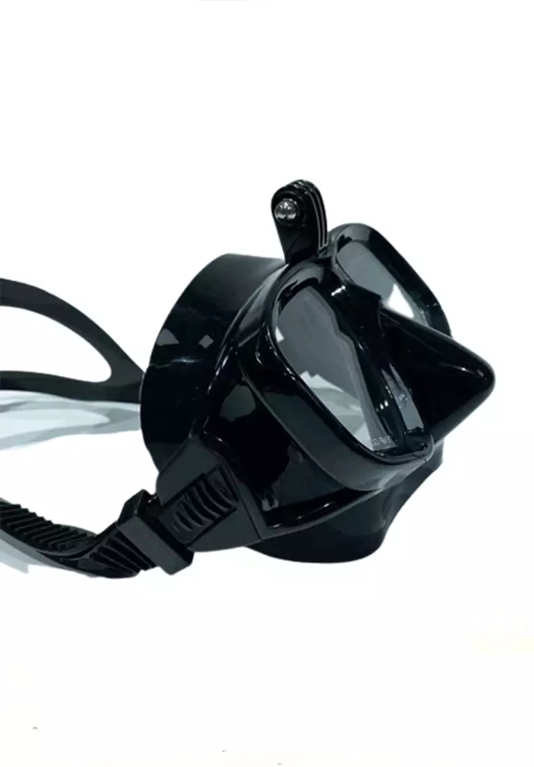 Javen Kacamata Selam Renang Unisex Scuba Diving Snorkeling Goggles Material Tempered Glass ORIGINAL - Black