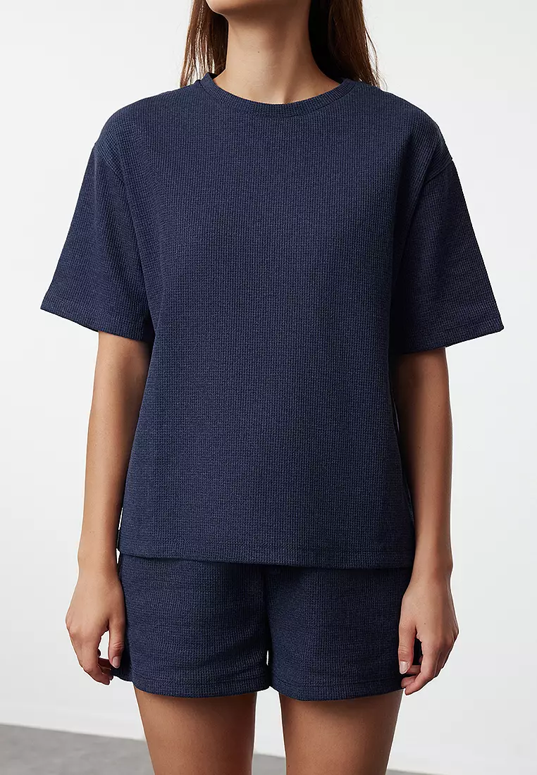 Waffle Knit Pyjamas Set