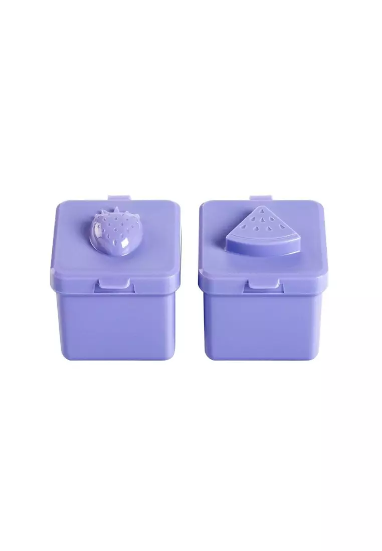 Snack Size Bento Lunch Box Malibu Purple (Rainbow)