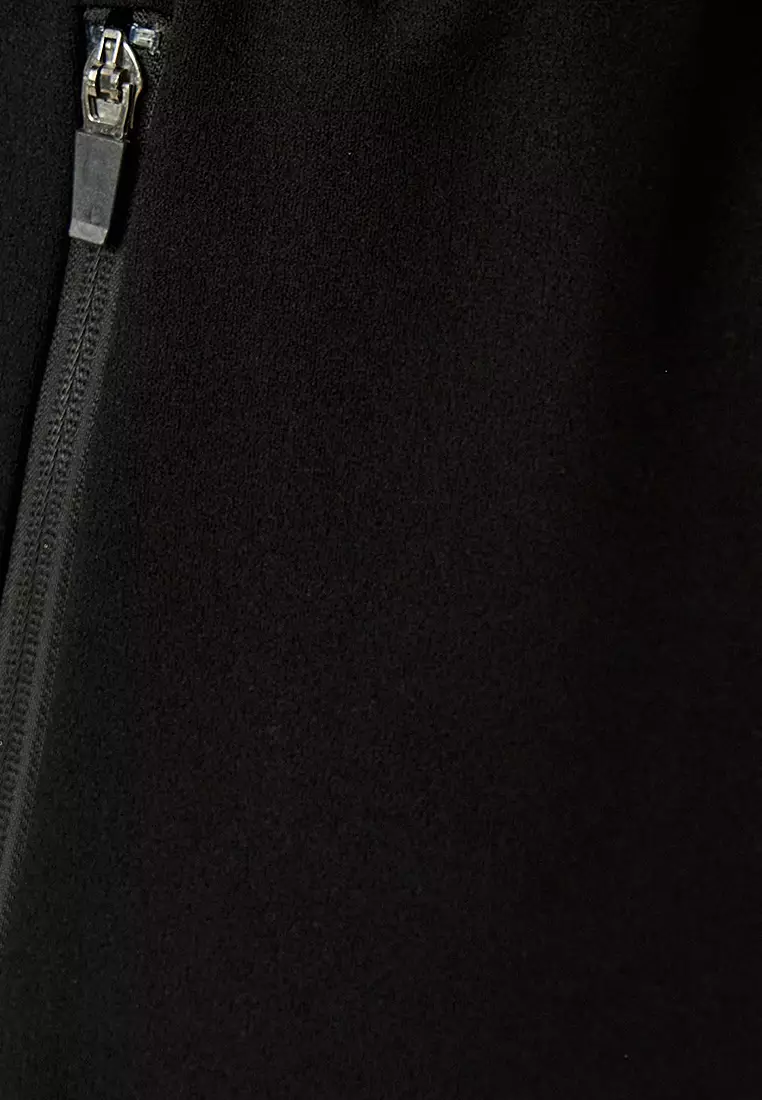 束腰拉鍊口袋運動衛褲