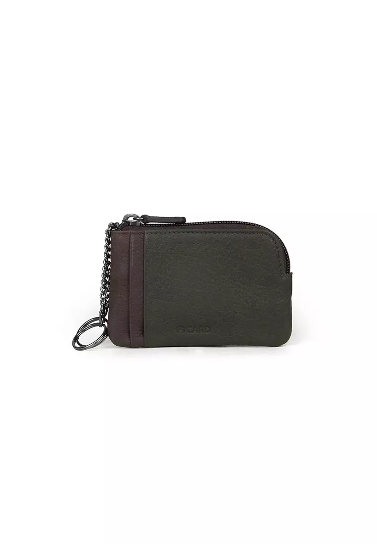 Picard Saffiano Leather Coin Pouch With Key Holder