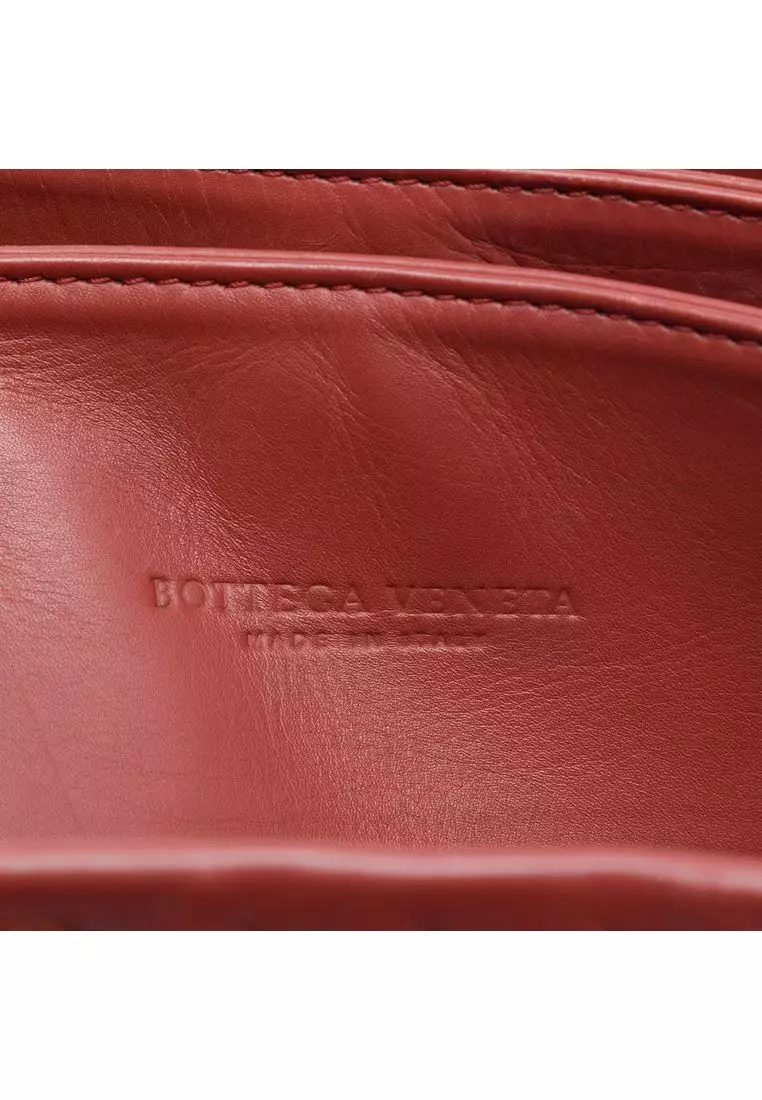 Pre-Loved Bottega Veneta Small Nappa Intrecciato Roma Satchel