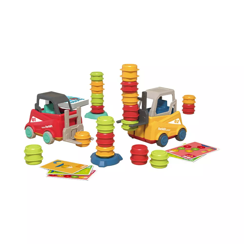 KIDDY FUN SET FORKLIFT CHALLENGE - MIX