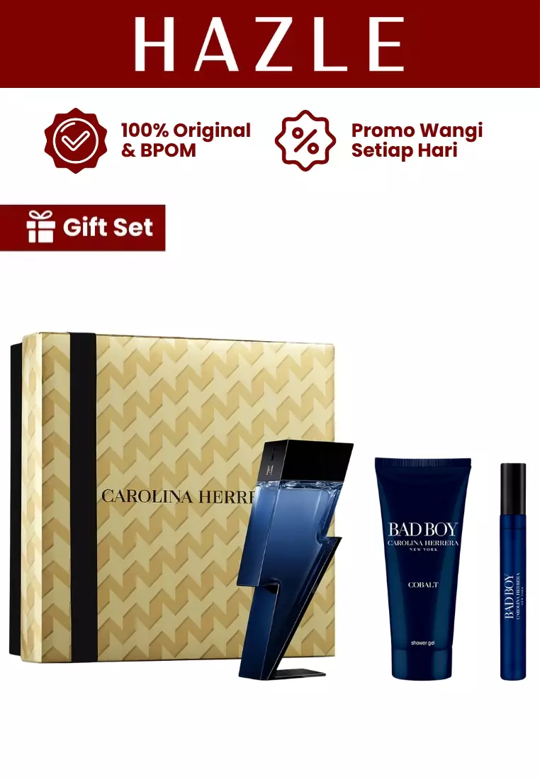 Jual Carolina Herrera [Gift Set] Bad Boy Man EDT 100 ml Shower