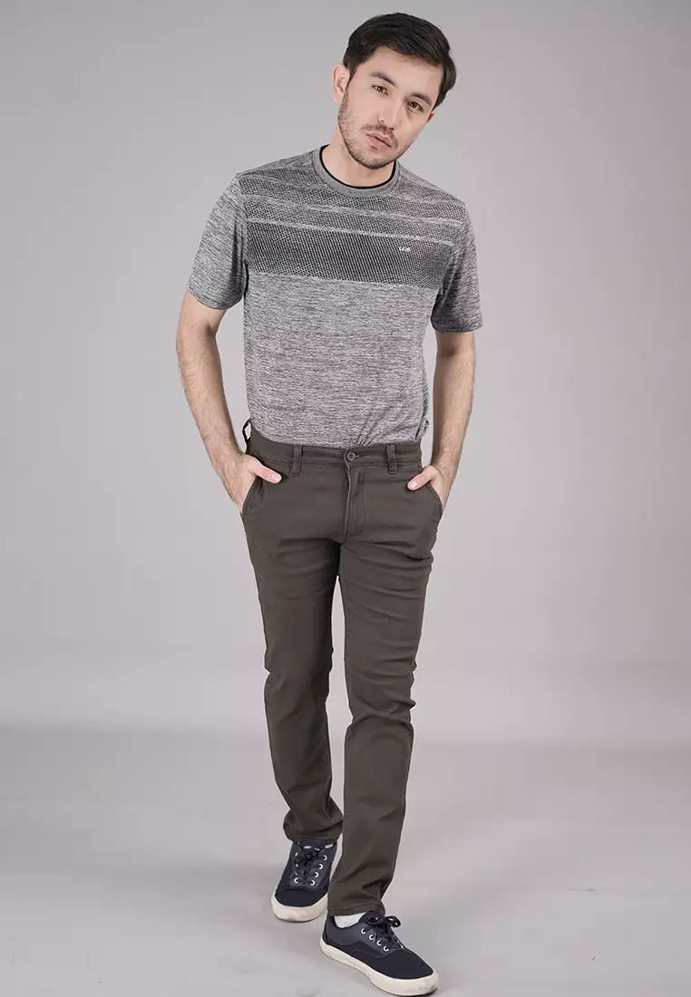 LGS - Celana Panjang Chinos - Double Pocket Coklat CCT.567.S040.002.C