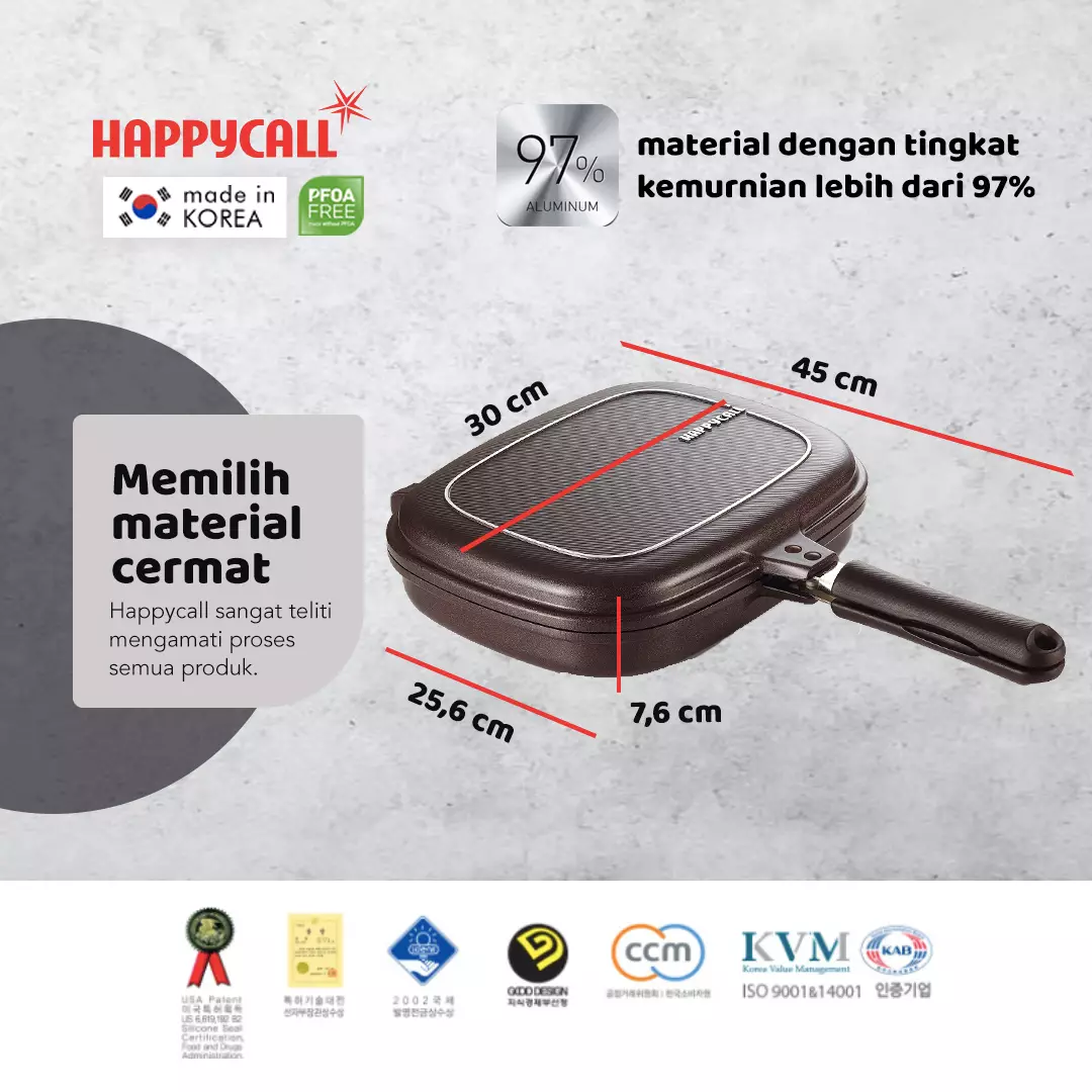 Happycall Titanium Double Pan Standard