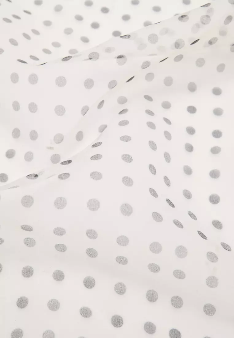 Polka Dot Print Scarf