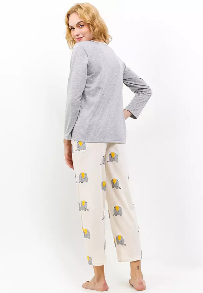 Pyjama Long Sleeve Long Pants Sleepwear