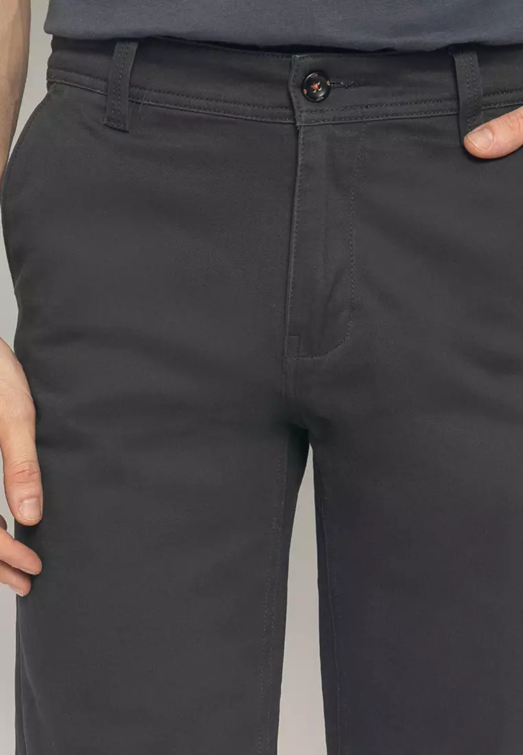 LGS - Celana Chinos Pendek Pria - Katun - Reguler Fit - Stretch - CSS.583.S080
