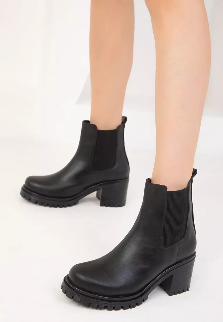 Black Aldo Brerravia Aldo Black Leather Chelsea Boots Store