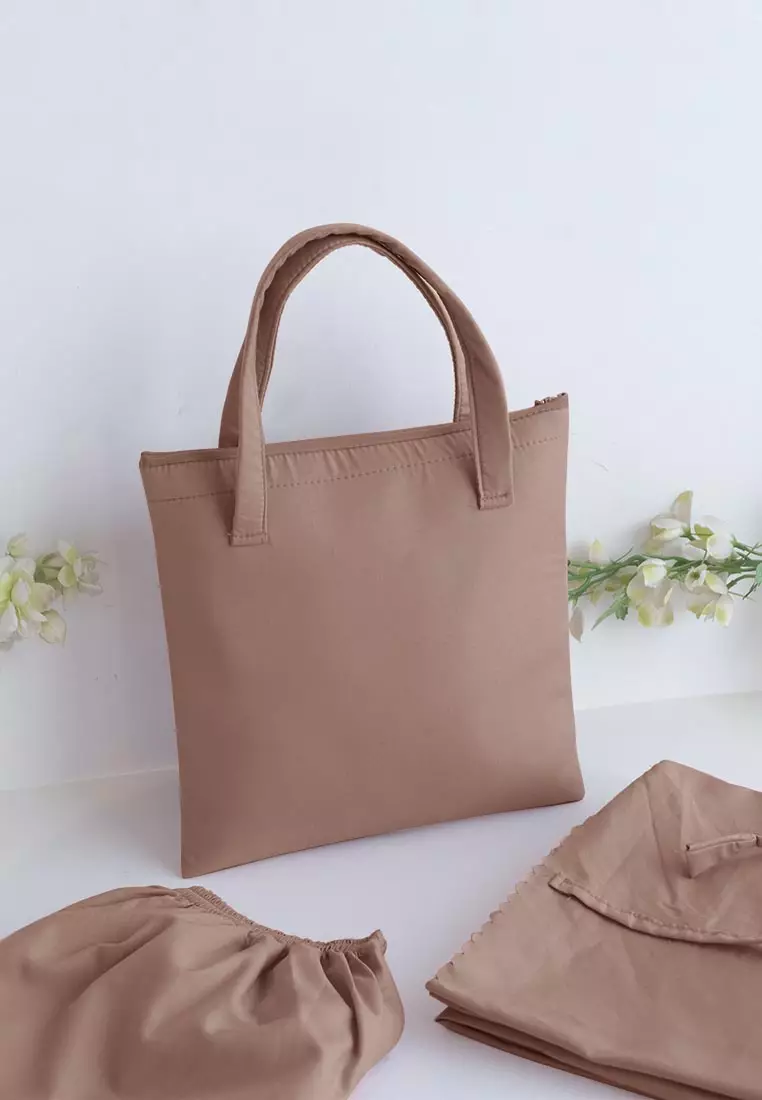 Zelena - Mukena Basic Sabira Lasercut 2in1 Prayer Set - Anak