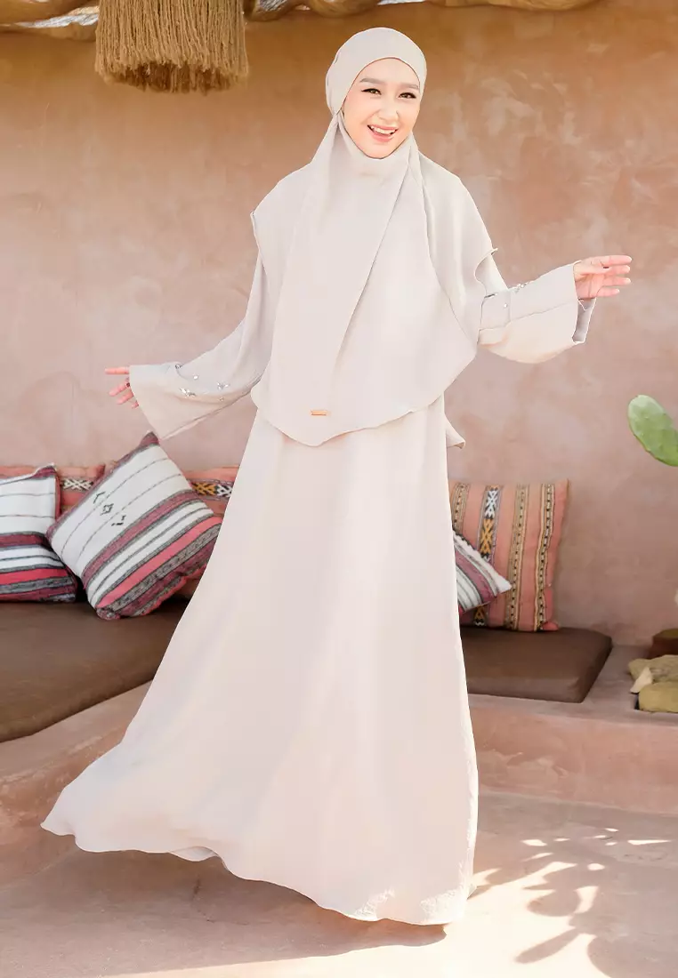 Haiba Abaya Set Ivory