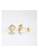 Rouse gold S925 Retro Diamond Stud Earrings 07317AC725CFABGS_5