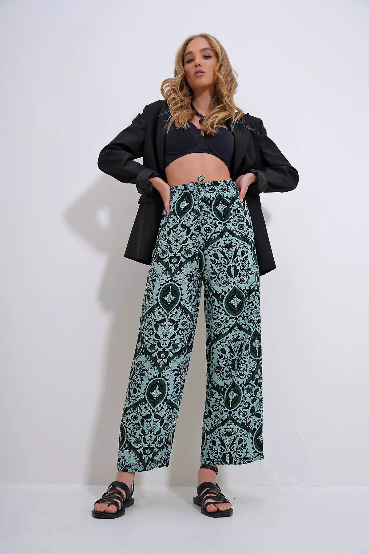 Ethnic Patterned Pants