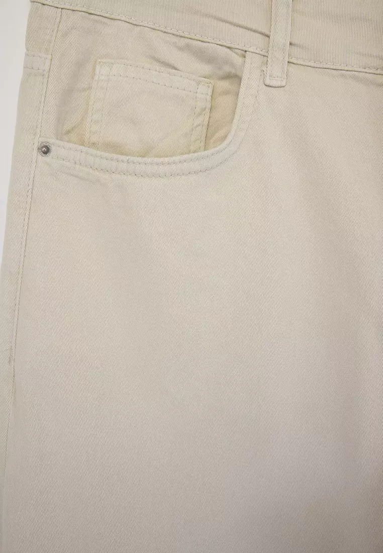 Straight Cut Denim Jeans