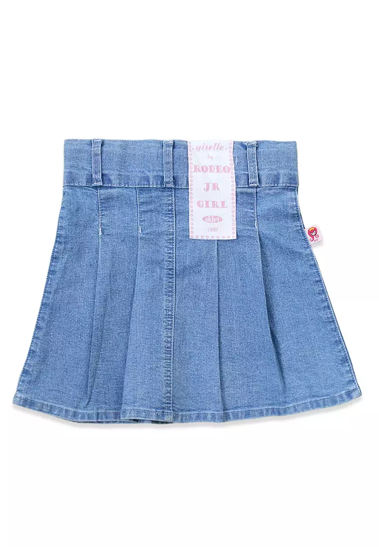 Denim Mini Skort/Skort Mini Jeans Anak Blue/ Rodeo Junior Girl Be Amazing