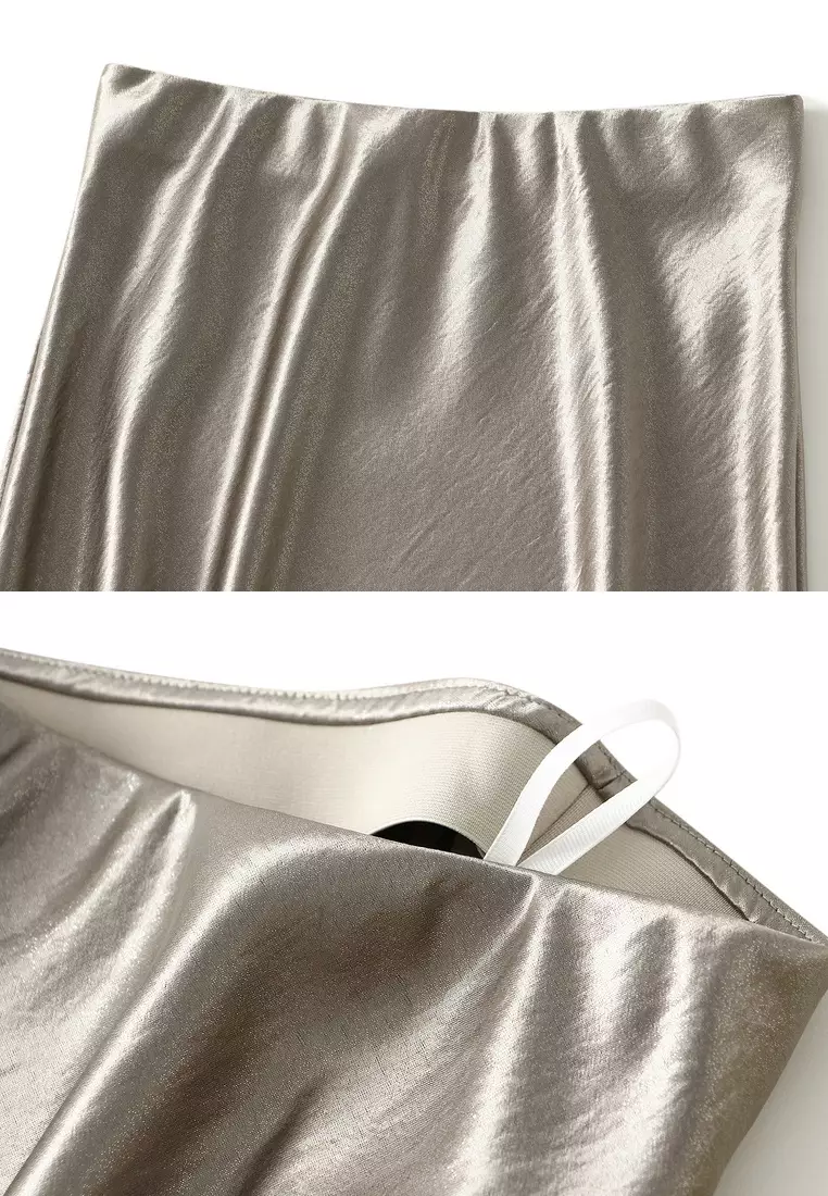 Elegant Satin Mermaid Skirt AF-A9962