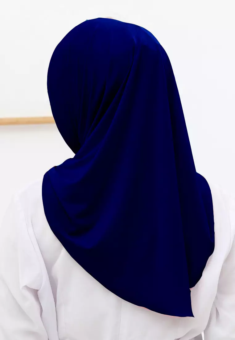 Jilbab Wanita Instan Curve Hijab Navy