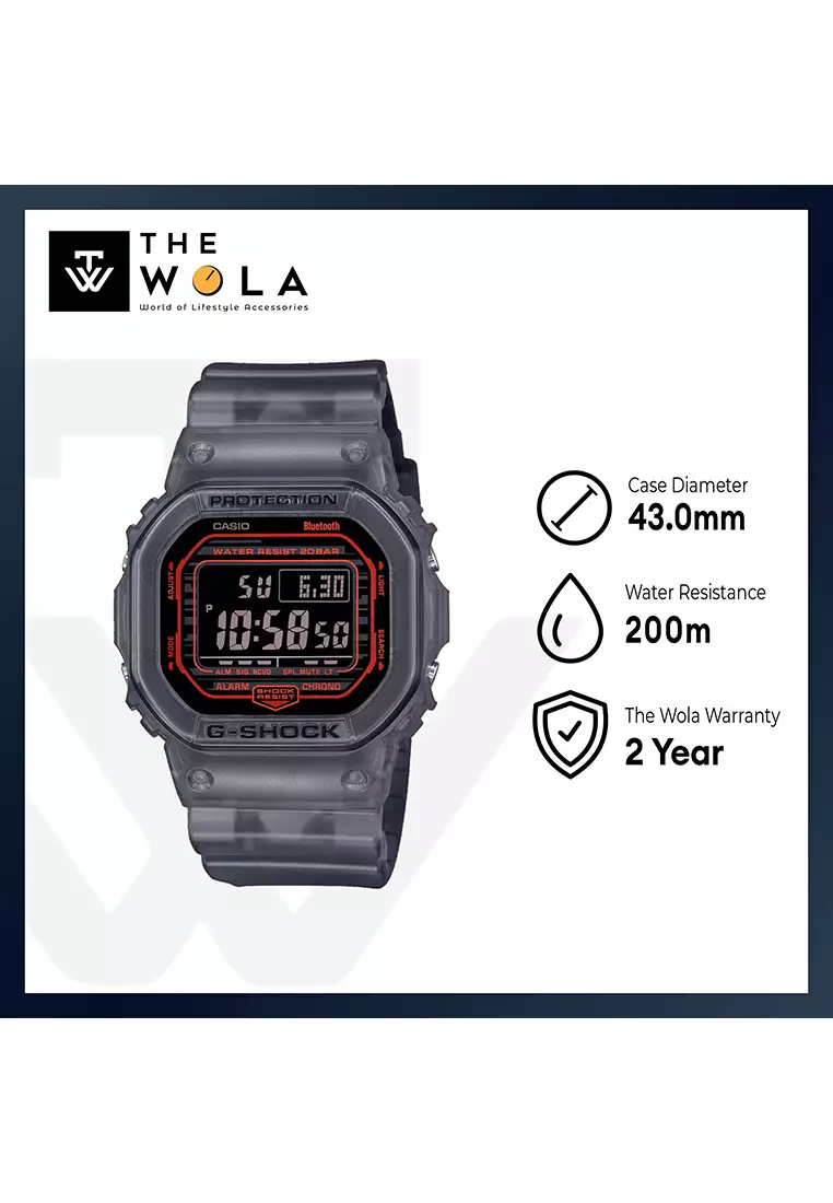 G shock dw hot sale 5600 bluetooth