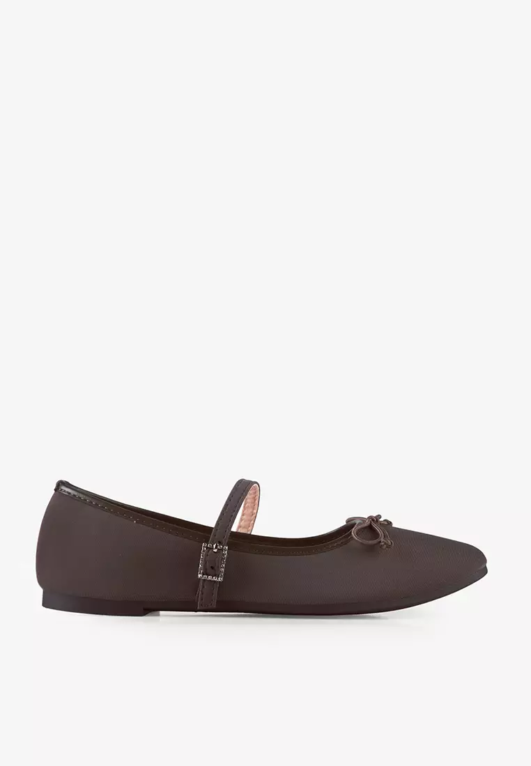 Sepatu Flat Shoes  Ballet Wanita Mary Jane L.Amina