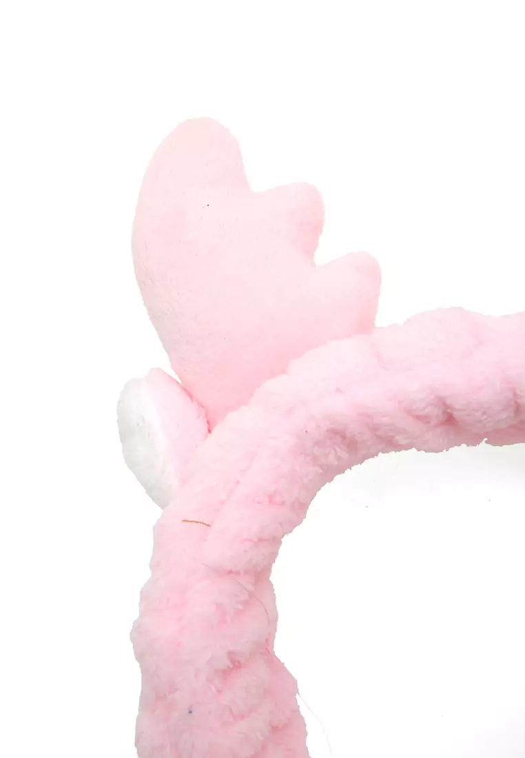 Diana Bandana Tanduk Rusa Tekstur Lembut And High Quality - Pink