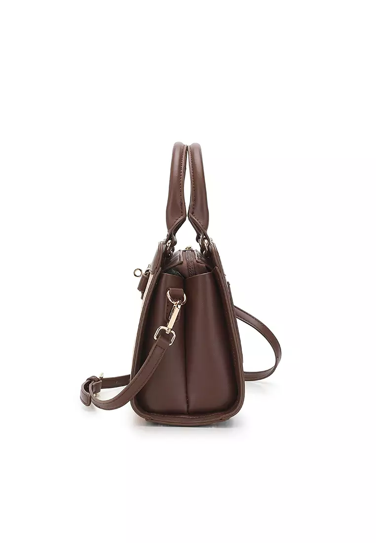 Women's Top Handle Bag / Sling Bag / Crossbody Bag / Shoulder Bag - Beige