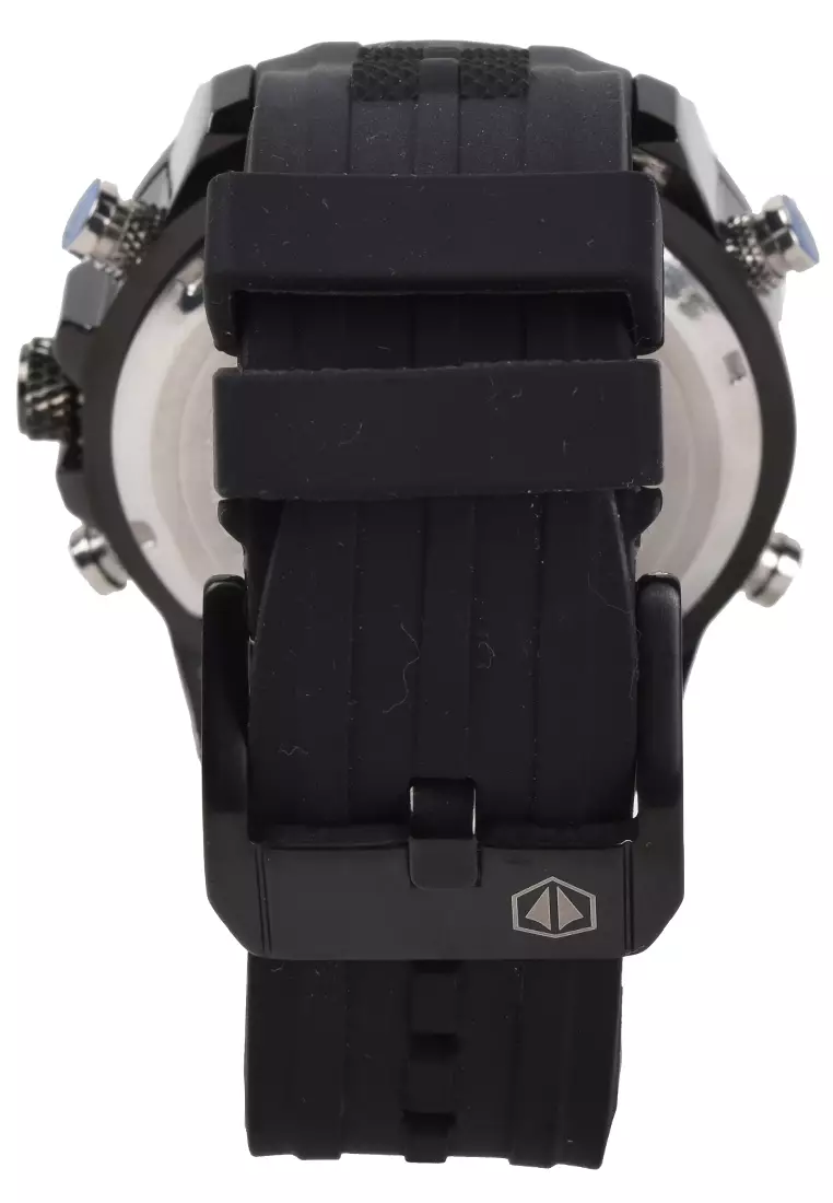 Kademan - Jam Tangan Pria - Black - Rubber Strap - K7004-B