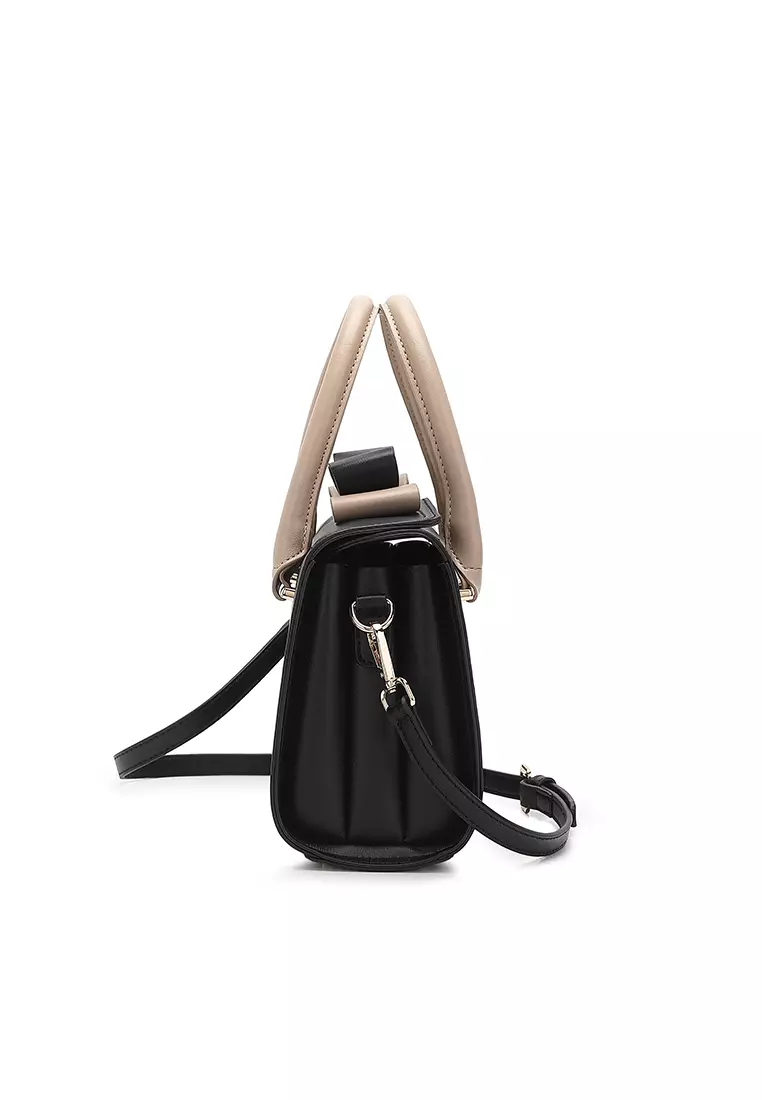 Women's Top Handle Bag / Sling Bag / Crossbody Bag / Shoulder Bag (Tas Tangan Wanita / Tas Selempang Wanita / Tas Bahu Wanita) - Hitam
