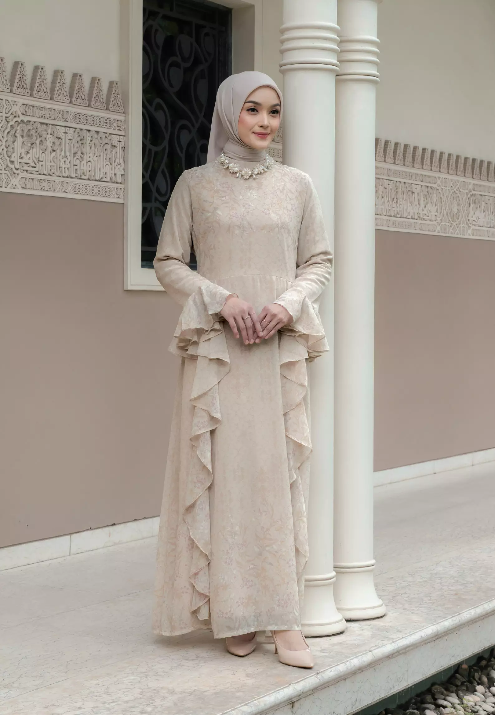 Alesha Dress - Taupe