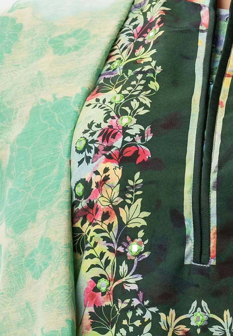 Le Reve Bloomingdale Printed Salwar Kameez with Dupatta