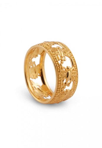 Jual Sunaka Jewelry Capung Bali Gold Plated Band Ring Plain No Stone Original Zalora Indonesia