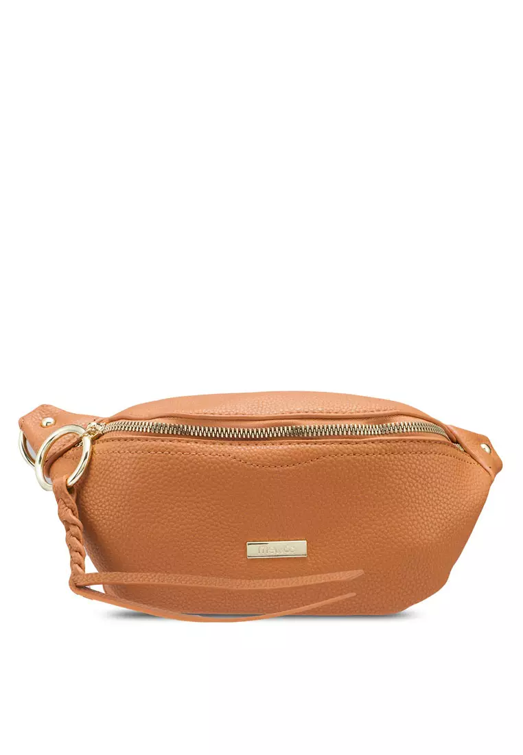 Faux Leather Crossbody Bag