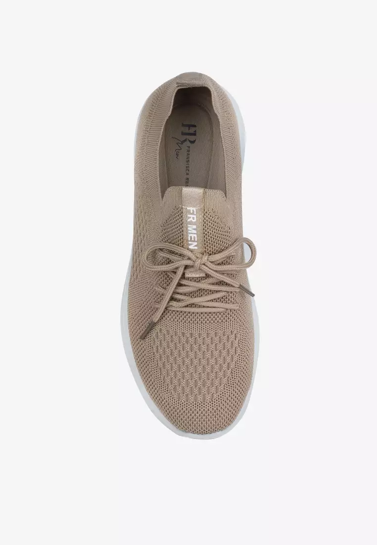 Sneakers Pria Tali Slip On M.Valir Brown - Fransisca Renaldy