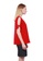 Nicole Exclusives red Nicole Exclusives- Round Neckline Blouse With Tie Detail On sleeve D072BAA5C3175BGS_2