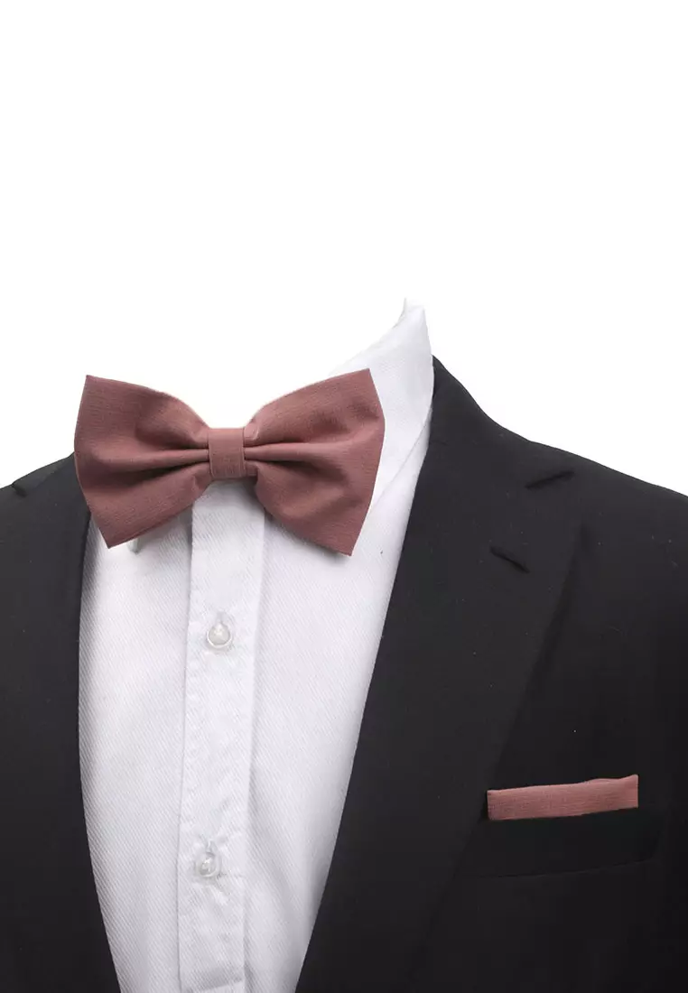Dasi kupu Bowtie Dusty Pink A27