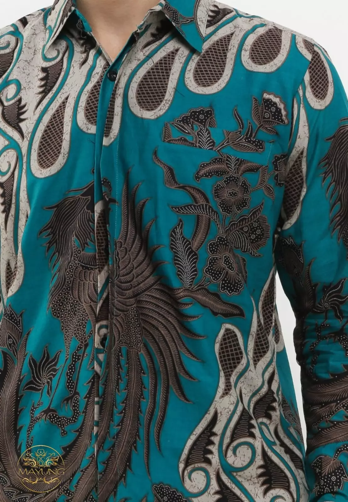 Senapati Tosca  Kemeja Batik Pria Premium Slimfit Modern Lengan Panjang